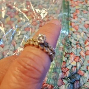 Tri color wedding set size 7